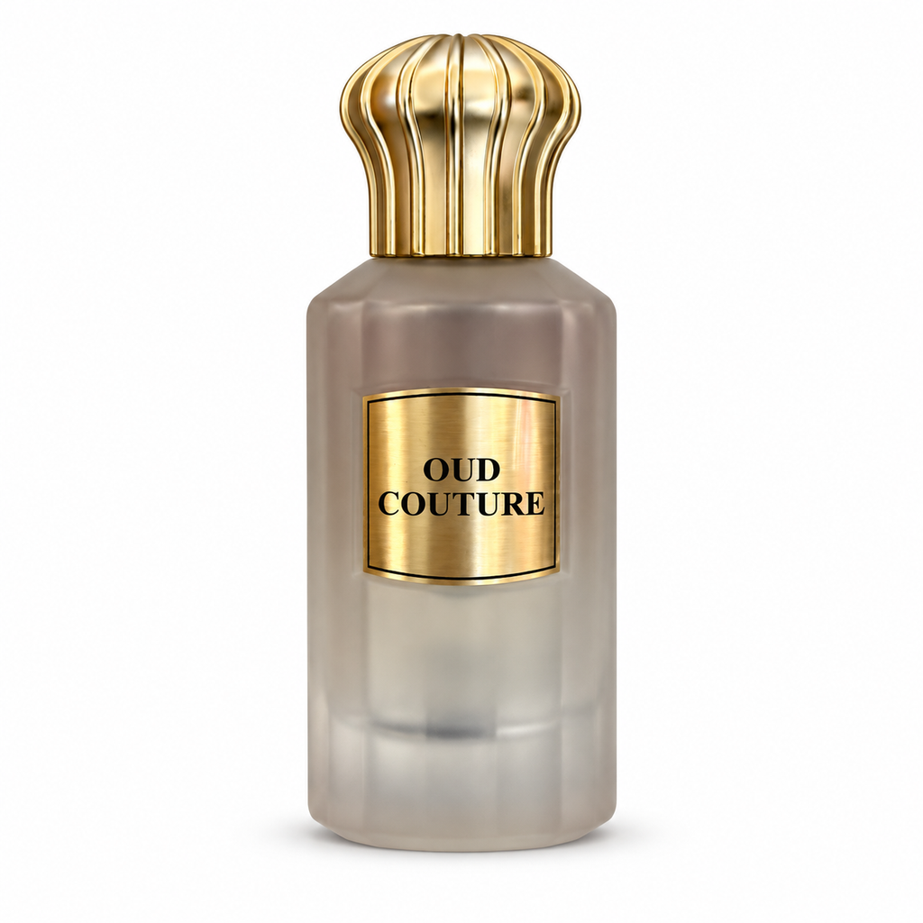 Oud Couture — flacon sur fond blanc