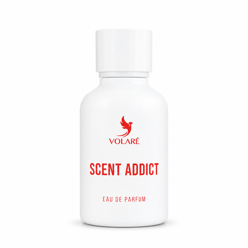 Scent Addict — flacon sur fond blanc