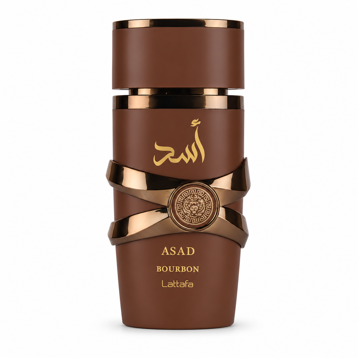 Asad Bourbon — flacon sur fond blanc