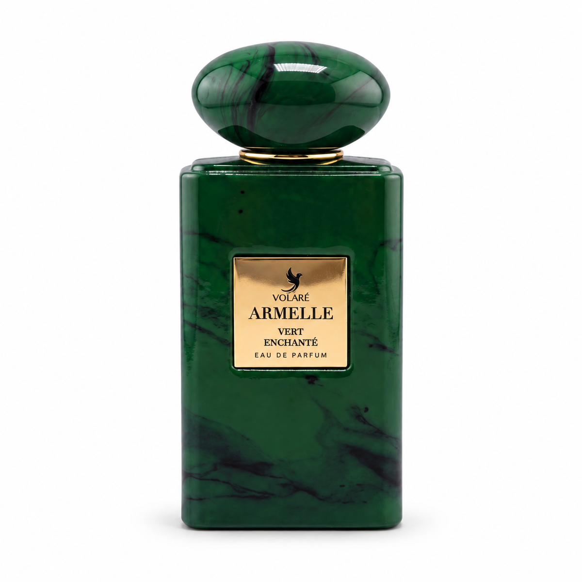 Armelle — Vert Enchanté — flacon sur fond blanc