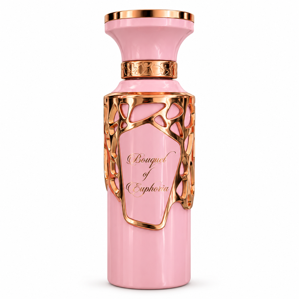 Bouquet of Euphoria — flacon sur fond blanc