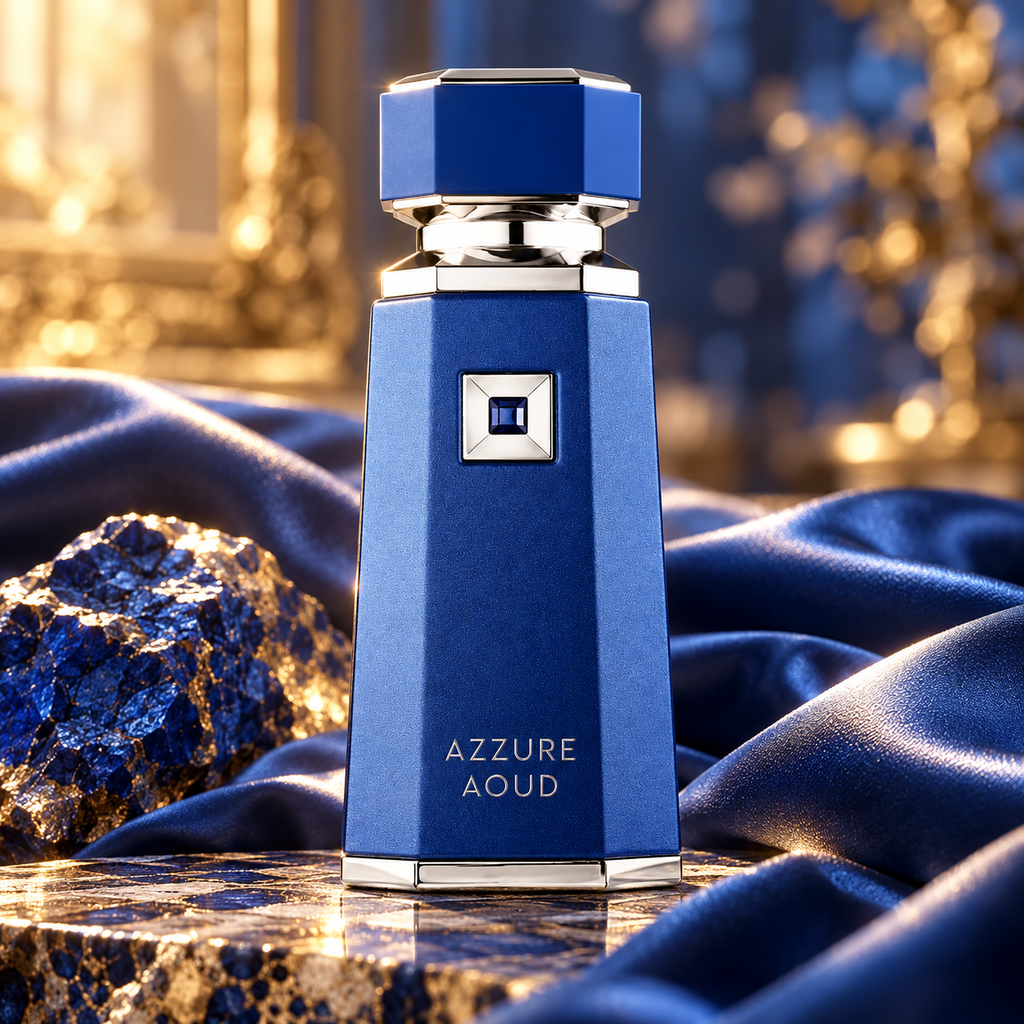 Azzure Aoud — univers de couleurs, format carré 1:1