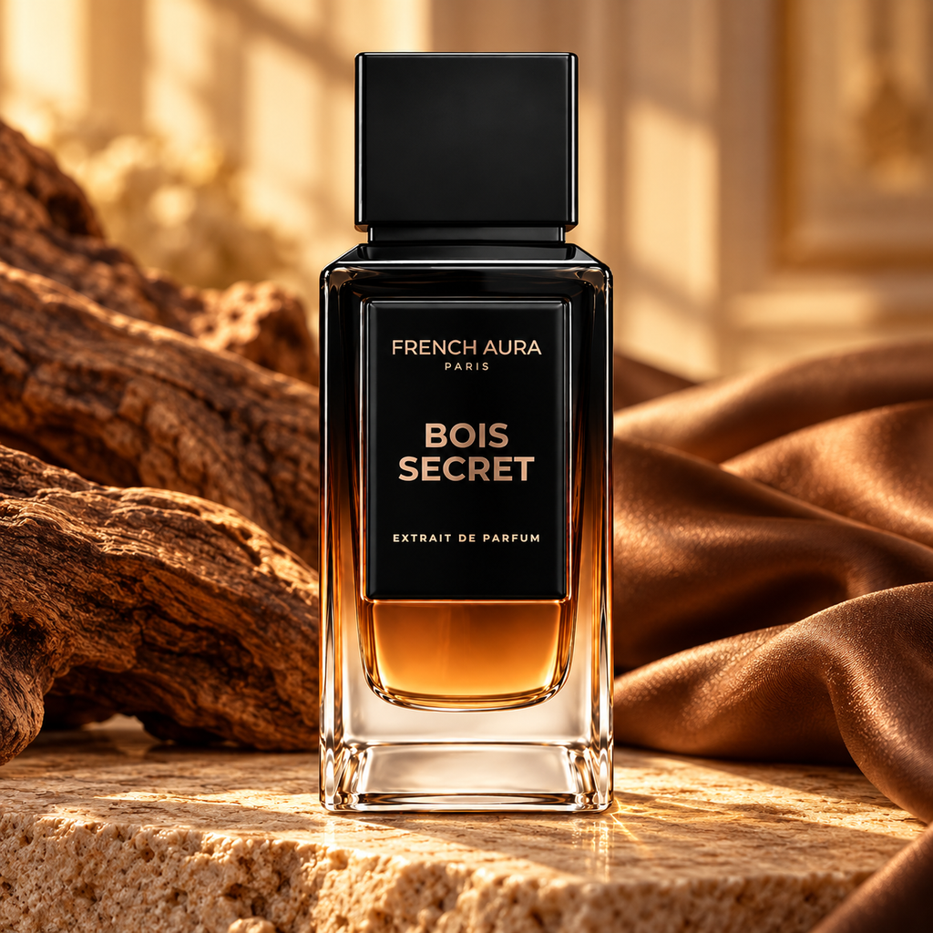 Bois Secret — univers de couleurs, format carré 1:1